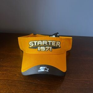 Starter 1971 Gold‎ and Black Visor NWT Vintage